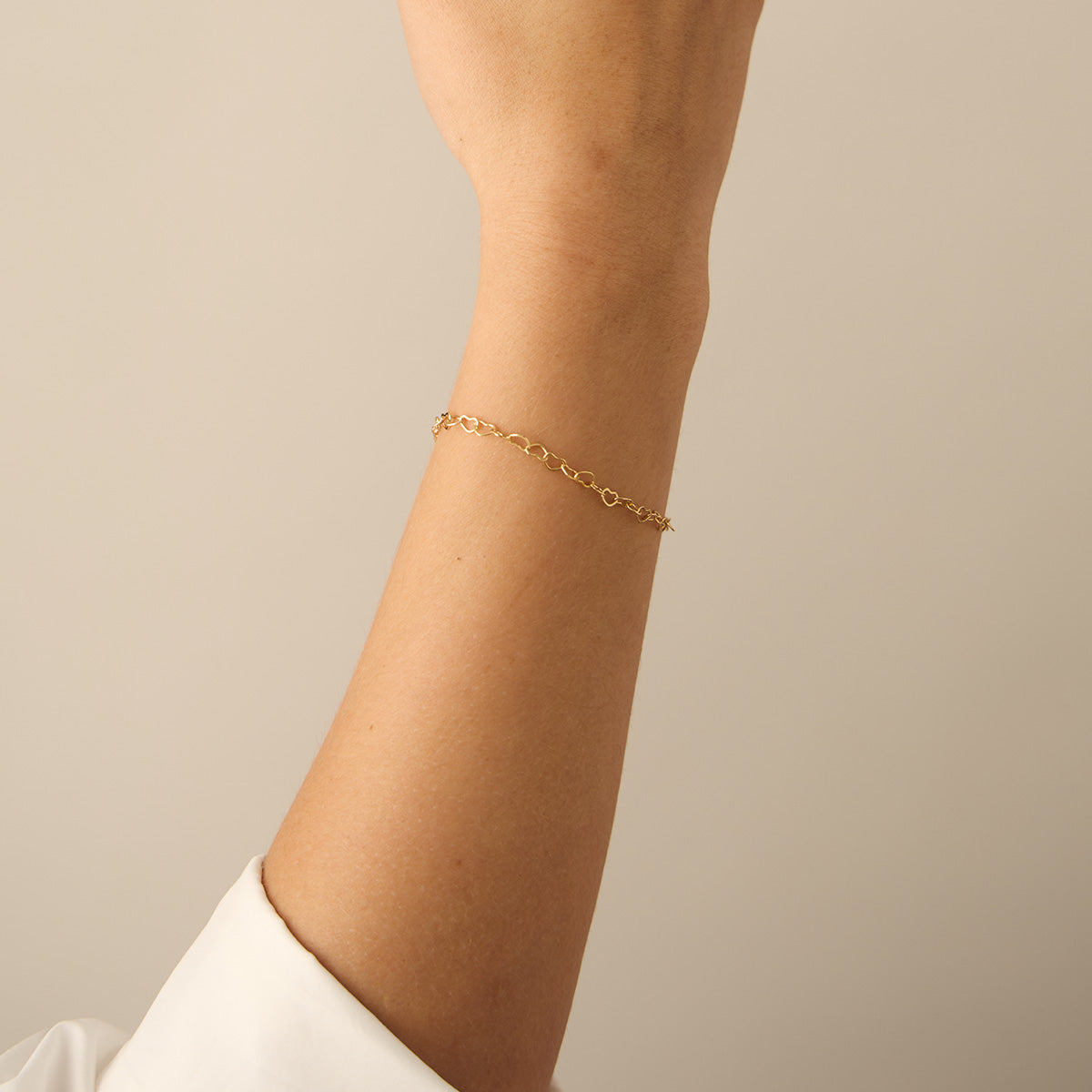 Anemone Smykkesæt - Anemone Armbånd / Anemone Halskæde - 18 karat forgyldt