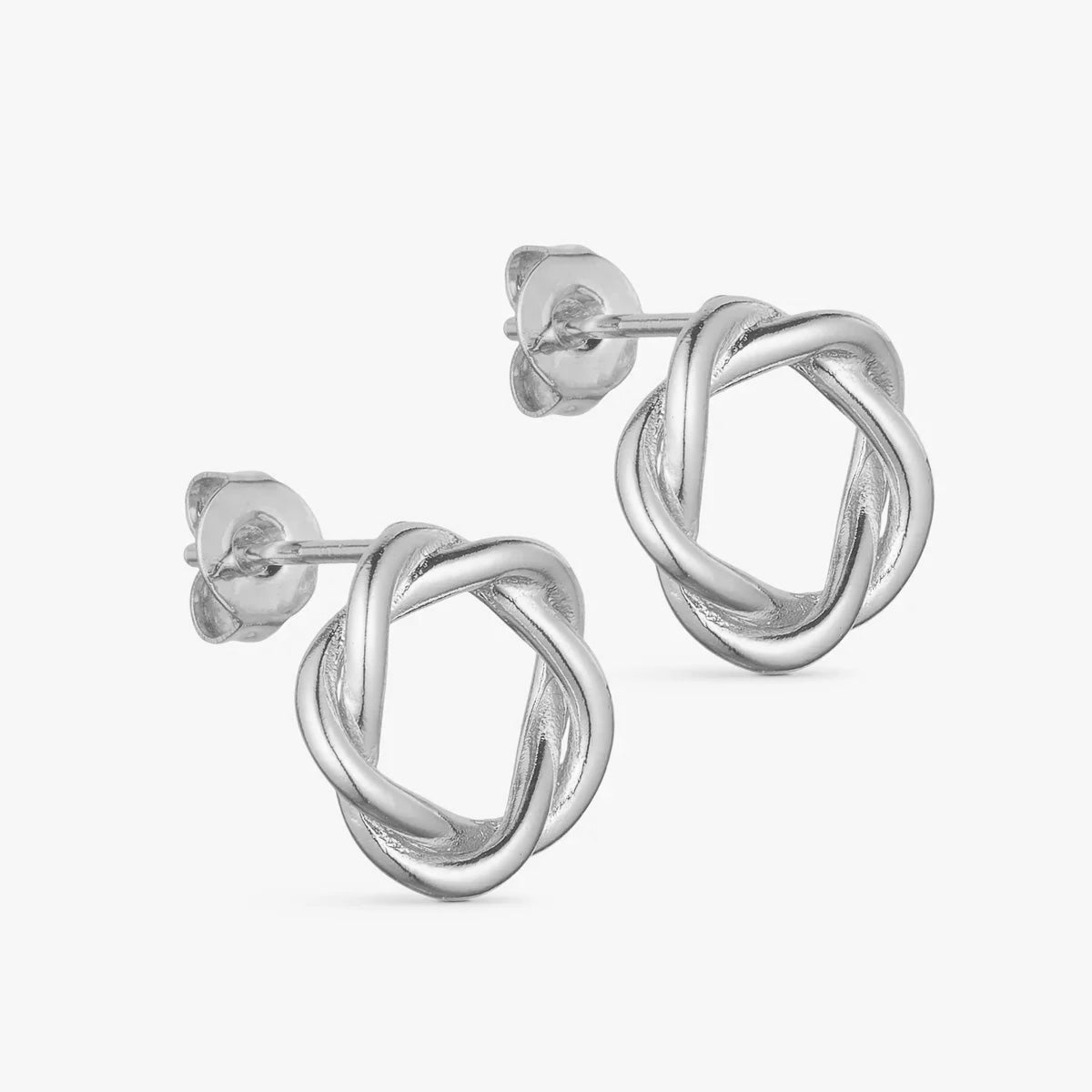 Gro Øreringe - Sølvbelagt