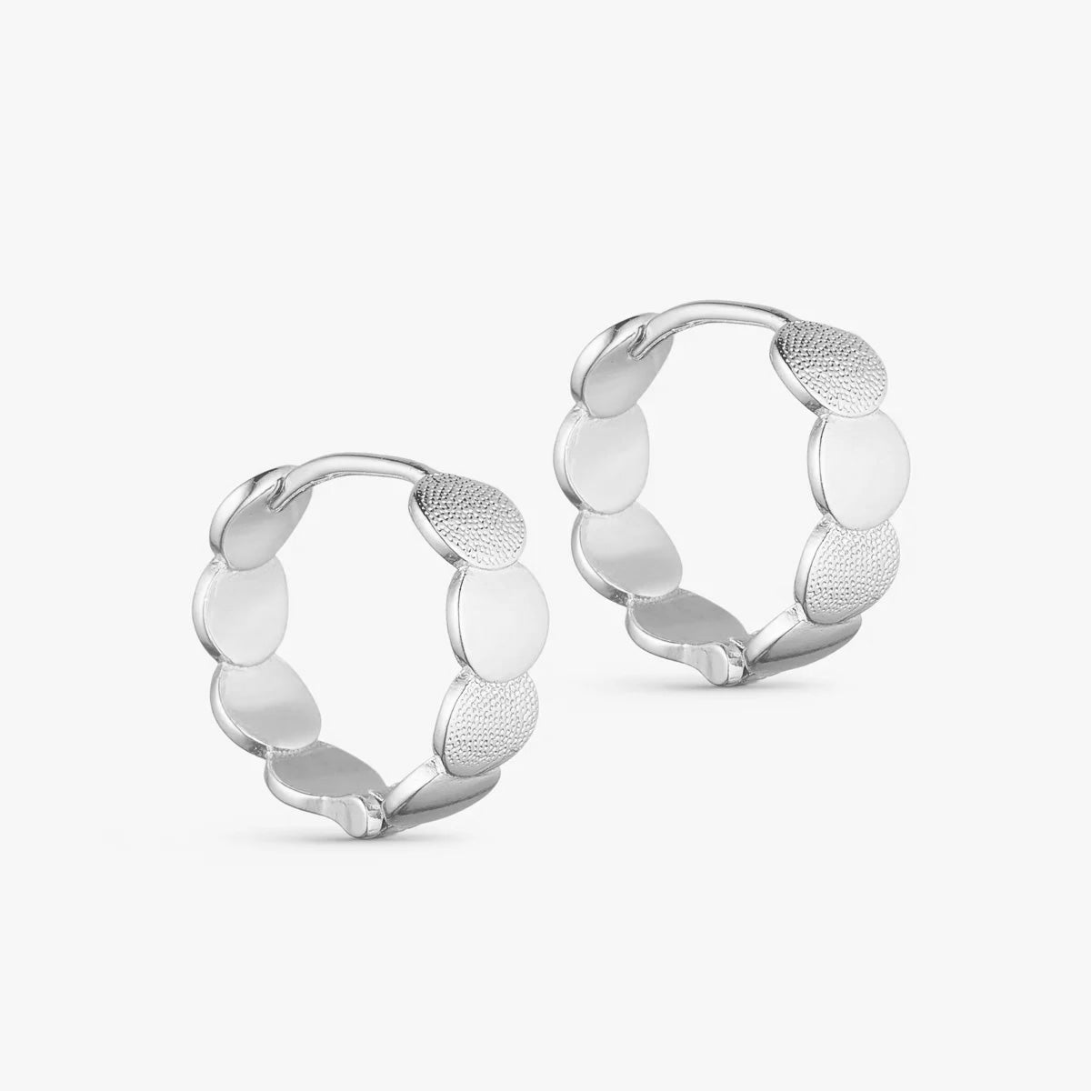 Irismarie Øreringe - Sølvbelagt