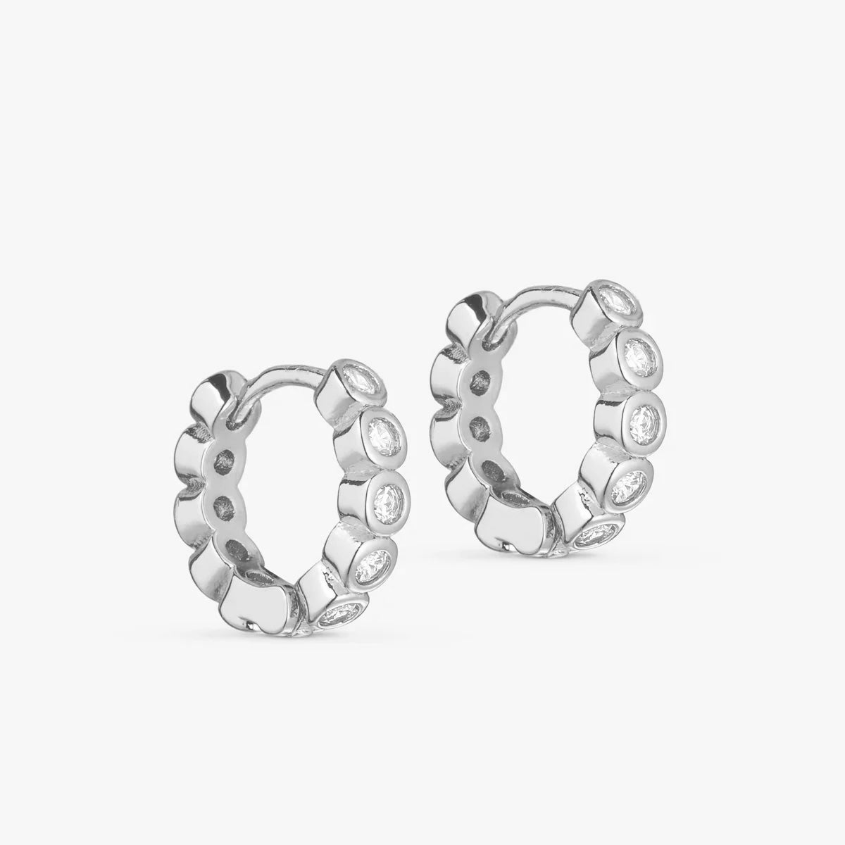 Jasmin Øreringe - Sølvbelagt