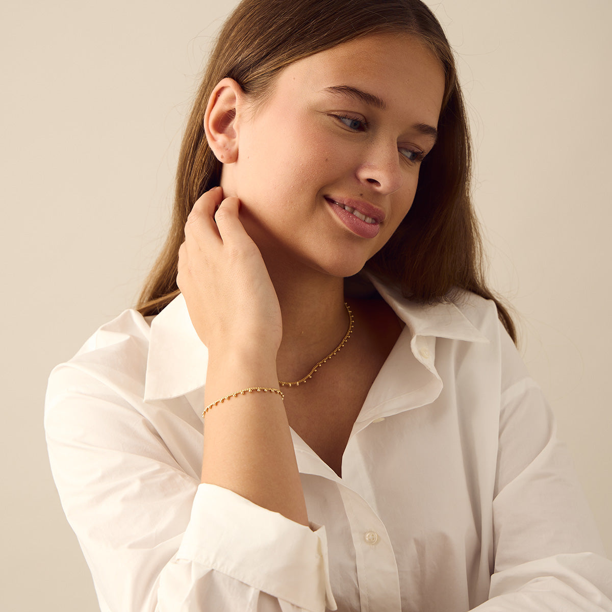 Linnea Armbånd - 18 karat forgyldt