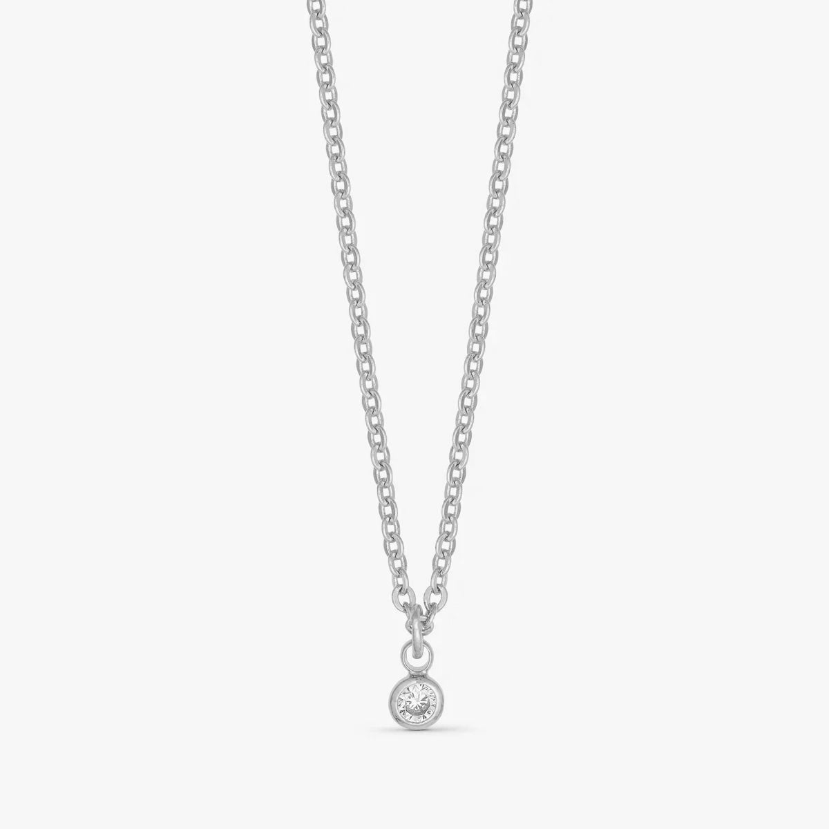 Lotus Halskæde - Sølvbelagt